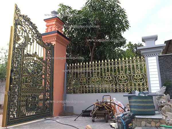 Hàng rào nhôm đúc tại Đồng Nai