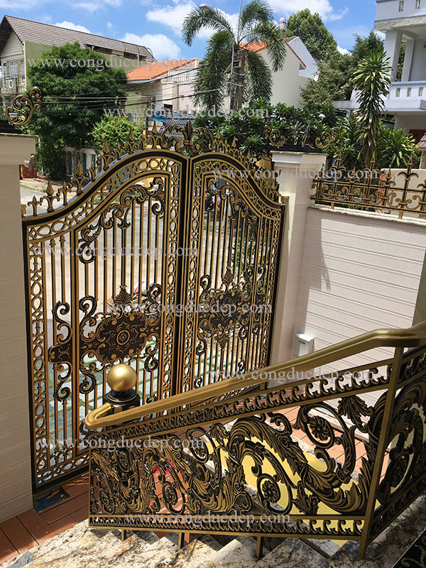 Công trình cổng nhôm đúc tại khu Tên Lửa, quận Bình Tân