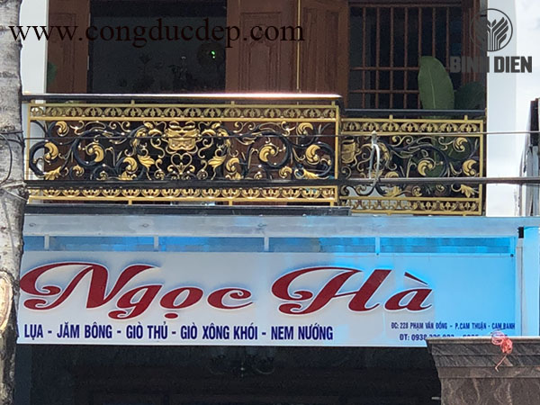 Báo giá lan can nhôm đúc tại Cam Ranh, Khánh Hòa