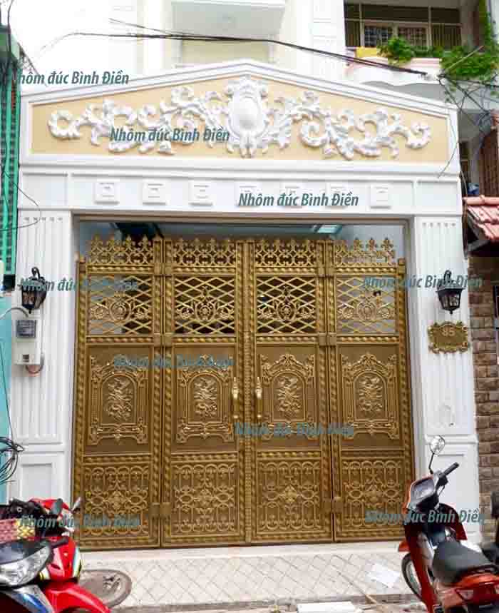 cổng nhôm đúc hợp kim quận Tân Bình