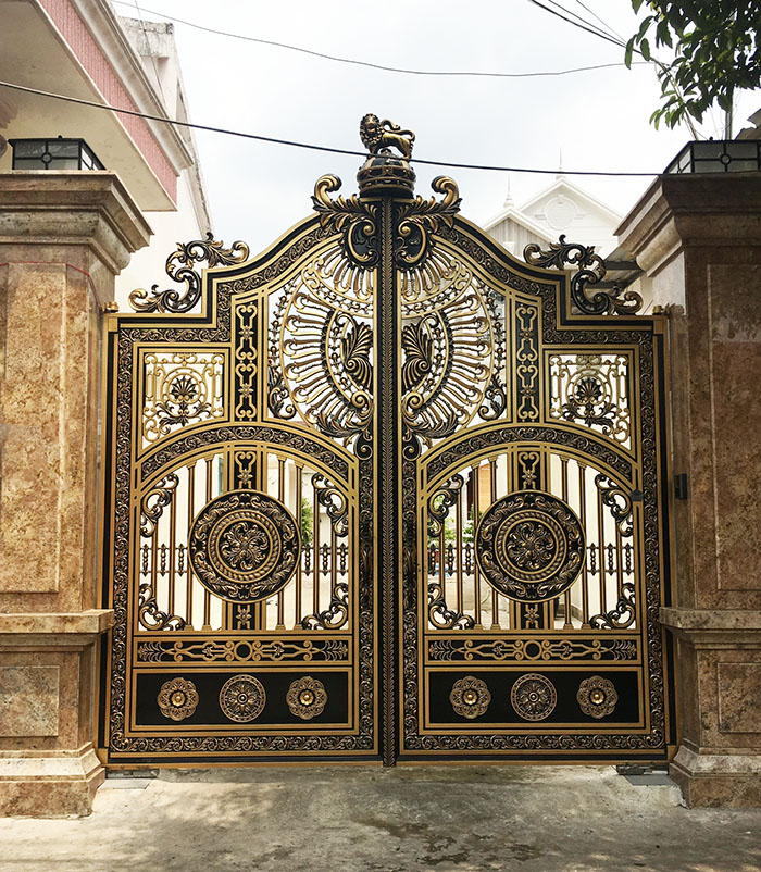 Mẫu cổng hoa văn cổ điển BG-081
