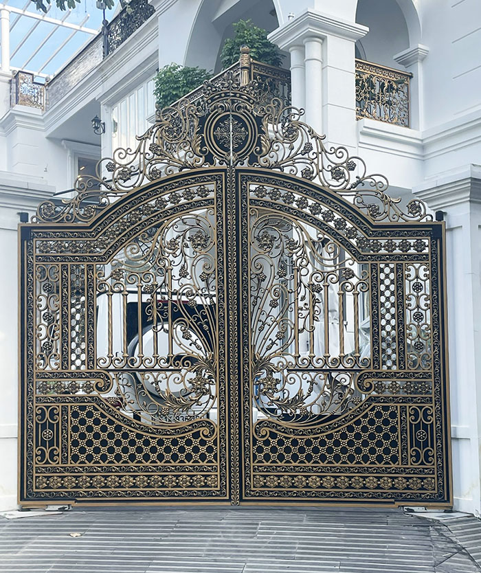 Mẫu cổng biệt thự phong cách Châu Âu BG-085